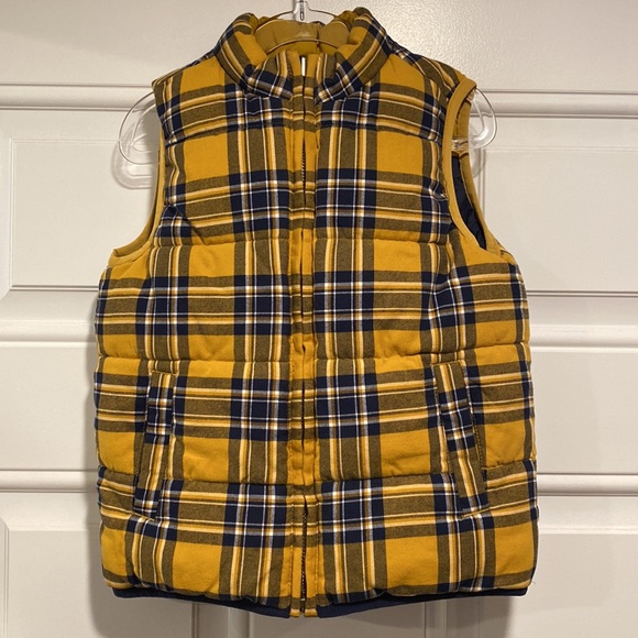 Janie and Jack Reversible Puffer Vest - Picture 4 of 5